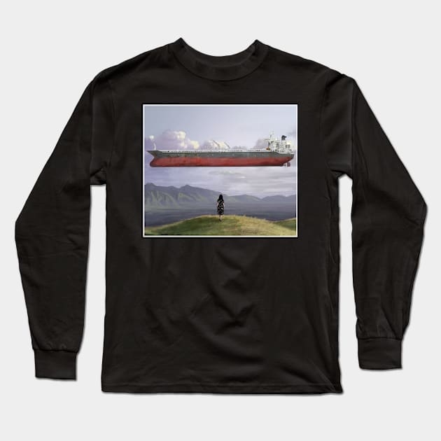 The Sound Long Sleeve T-Shirt by mattrileyart